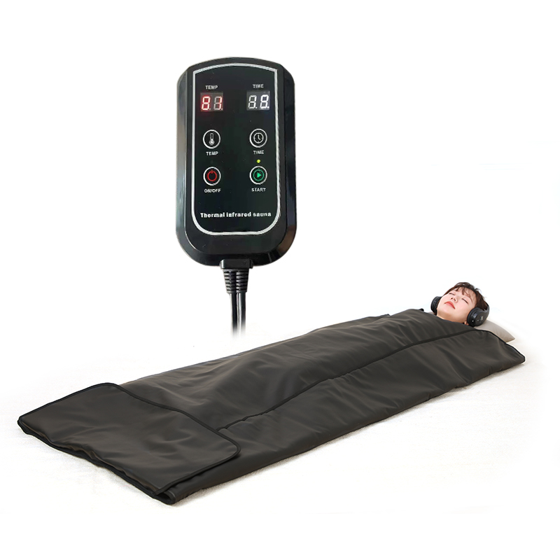 black sauna blanket with logo infrared sauna blanket for weight loss and detox