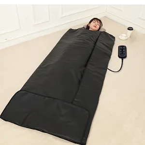 Huikang Black Far Infrared Sauna Blanket Slimming Machine for Beauty Salon