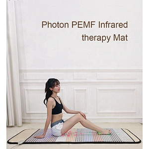 Hot sell product !Real Carbon fiber heating wire PEMF Photon lights infrared yoga mat