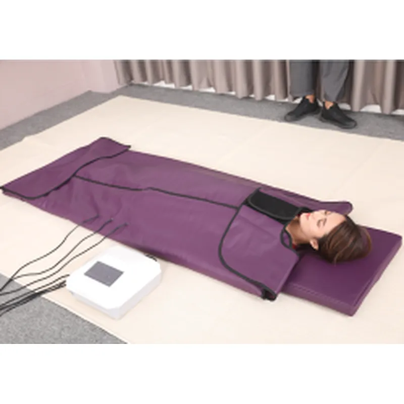 low emf home infrared sauna blanket sauna  wrap black slimming wrap