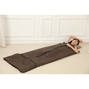 Portable hot selling one heating zone Low EMF handle controller weight loss and detox infrared body wrap sauna blanket
