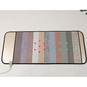 Hot sell product !Real Carbon fiber heating wire PEMF Photon lights infrared yoga mat