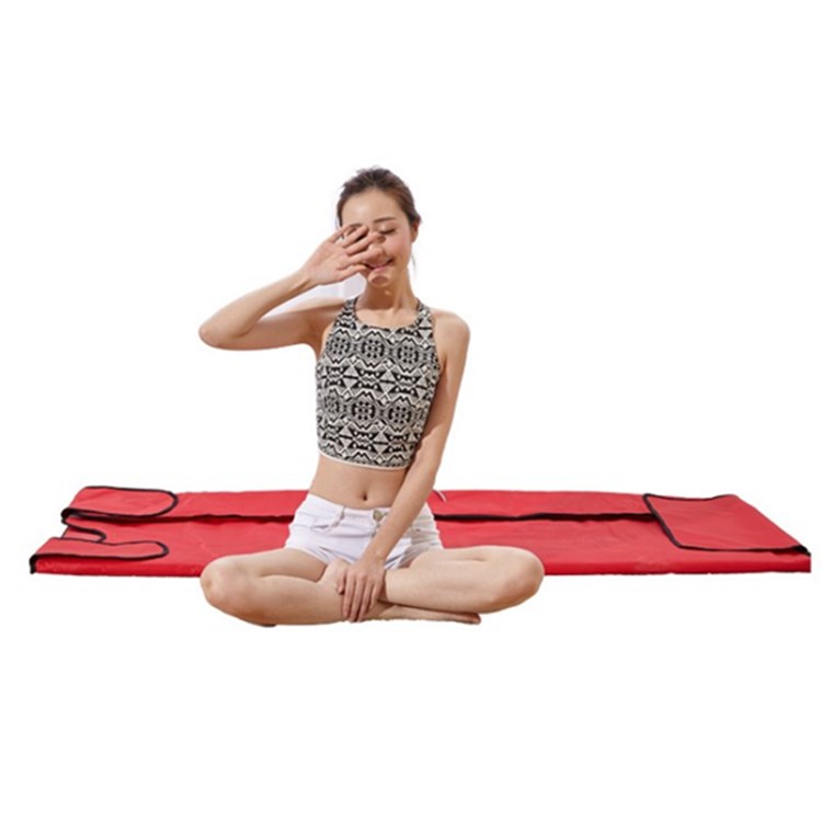 Slimming 3 heating zones portable Far Infrared Thermal Weight Loss with CE Spa Body Wrap Sauna Blanket