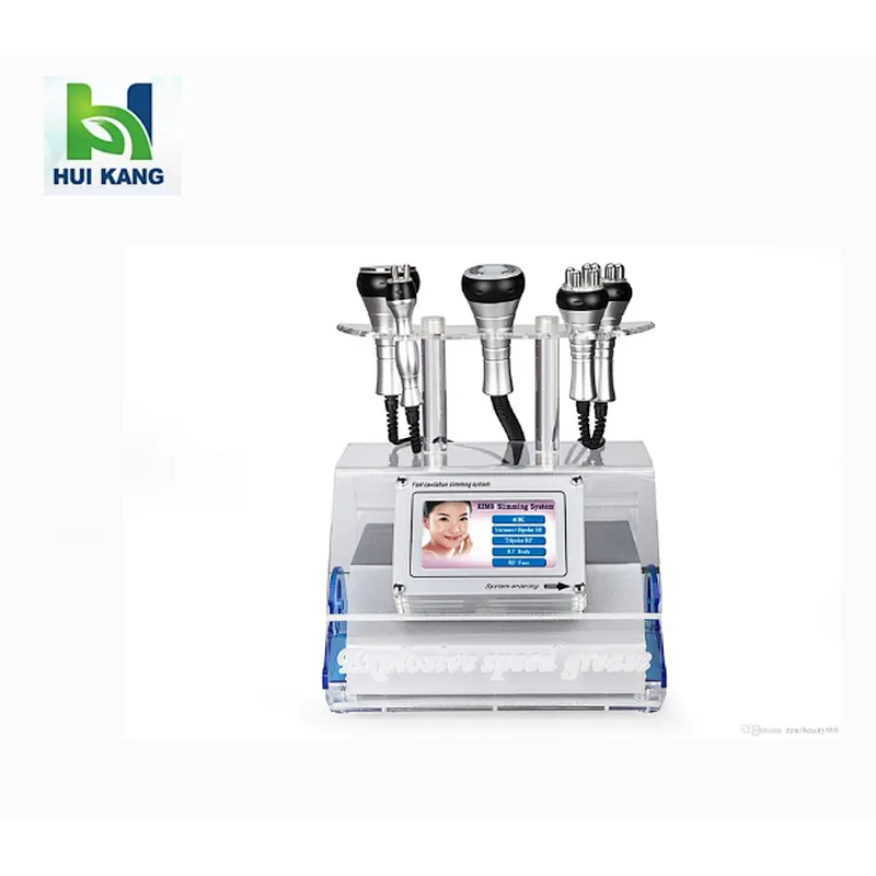 5 in 1 ultrasonic cavitation radio frequency rf slimming machine for body weight loss
