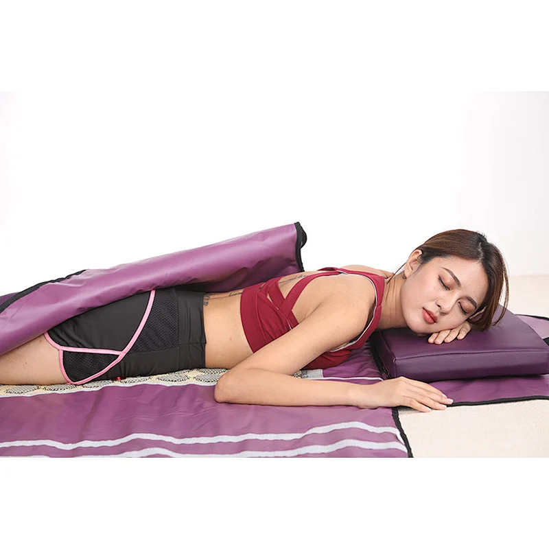 Bian Stone Spa Factory CE OEM Slimming Thermal Purple Infrared Sauna Blanket