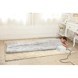 3 heating zones portable Far infrared sauna wrap thermal body slimming and detox sauna  blanket