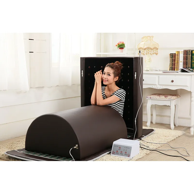 Infrared 3 Zone Heating hyperthermia Enclosure Capsule Sauna Spa Dome