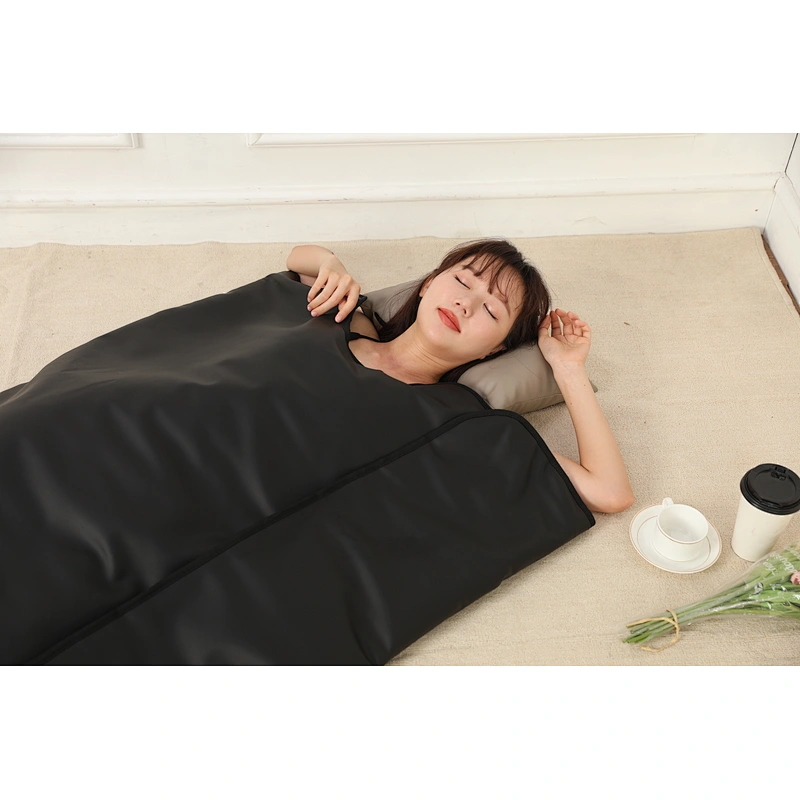 Far infrared sauna blanket device for slimming