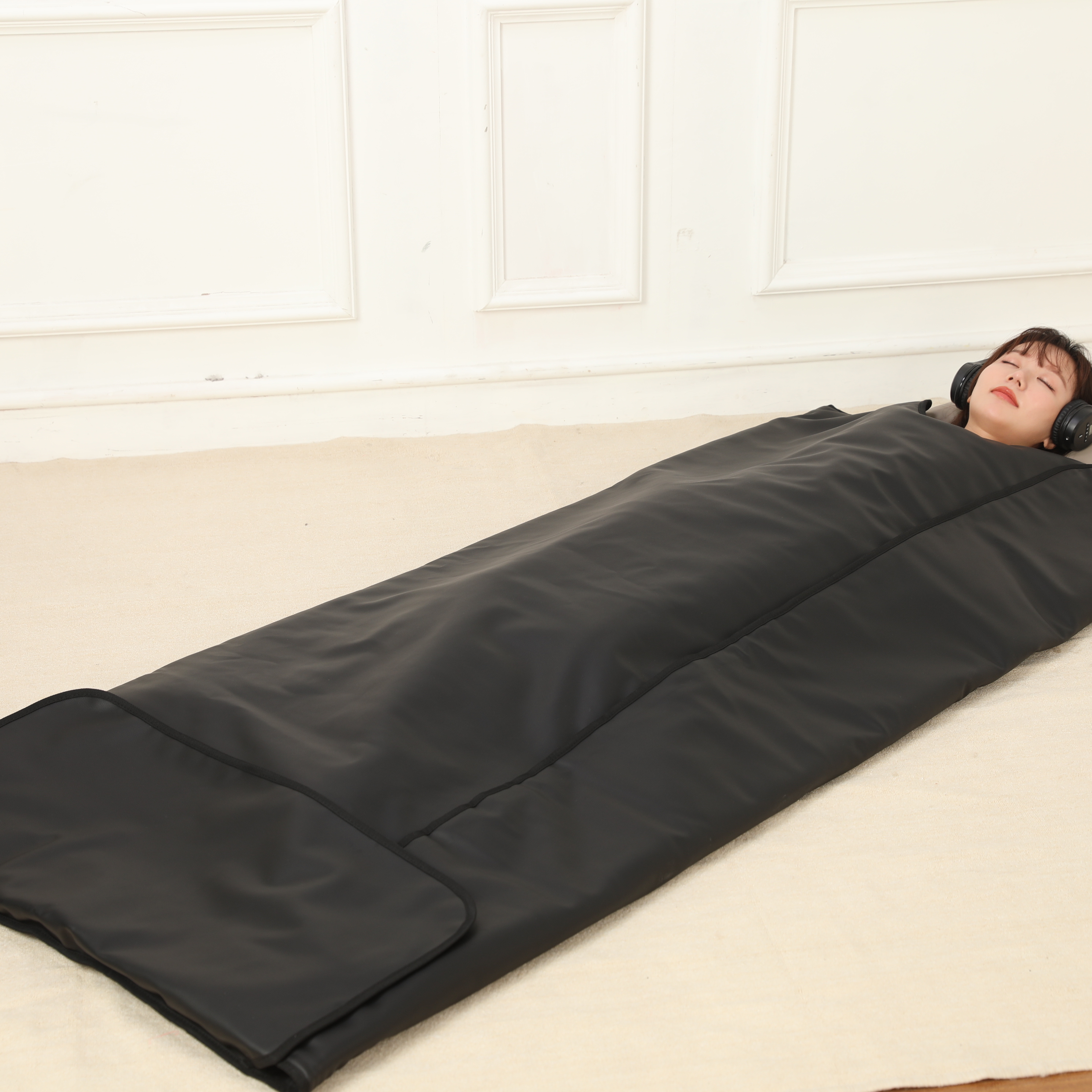 Factory direct sale wet steam infrared ir heating sauna blanket for weight lose
