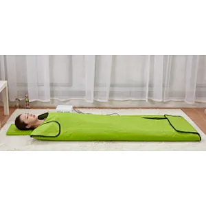 OEM/ODM infrared sauna slimming body wrap cellulite blanket with 64pcs tourmaline stones