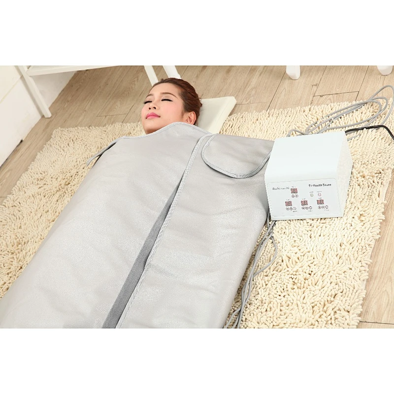 3 zone infrared thermal slimming blanket portable infrared sauna blanket