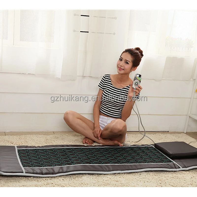 Far infrared thermal massage heating tourmaline mat