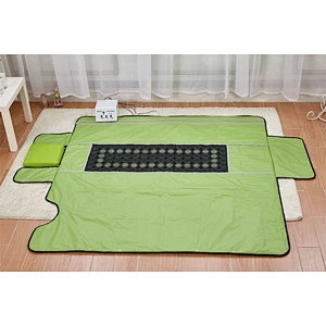 infrared sauna heating blanket with jade and tourmaline stone for detox and slimming