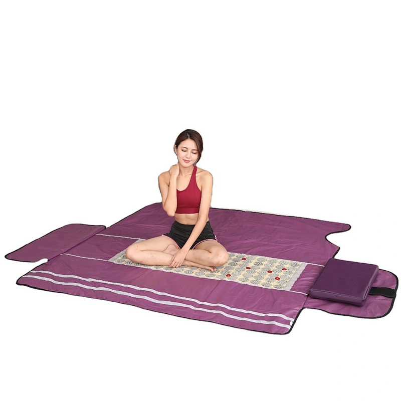 Factory Direct Slimming Wraps With Bian Stone And Photon Light Portable 3 Zone Far Infrared Sauna Blanket