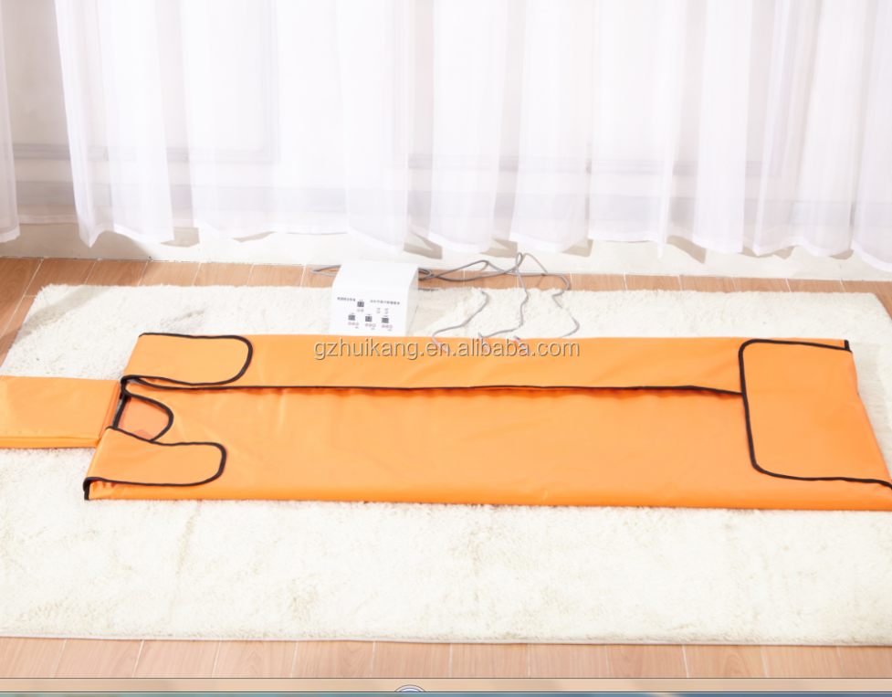 3 zone far infrared sauna thermal blanket for detox and weight loss