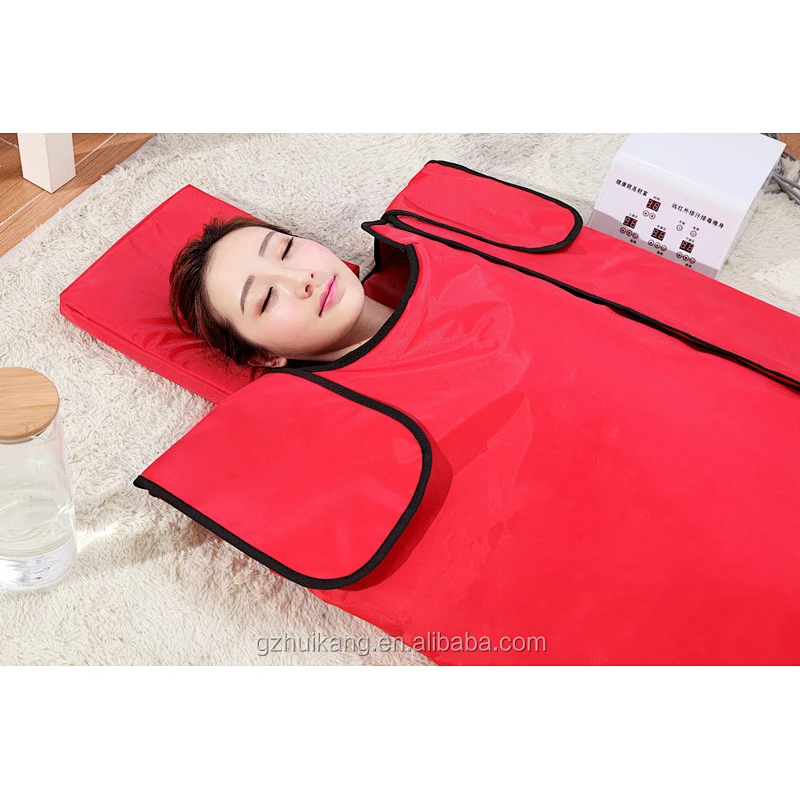 full body 3 zone infrared light slimming sauna wrap for detox
