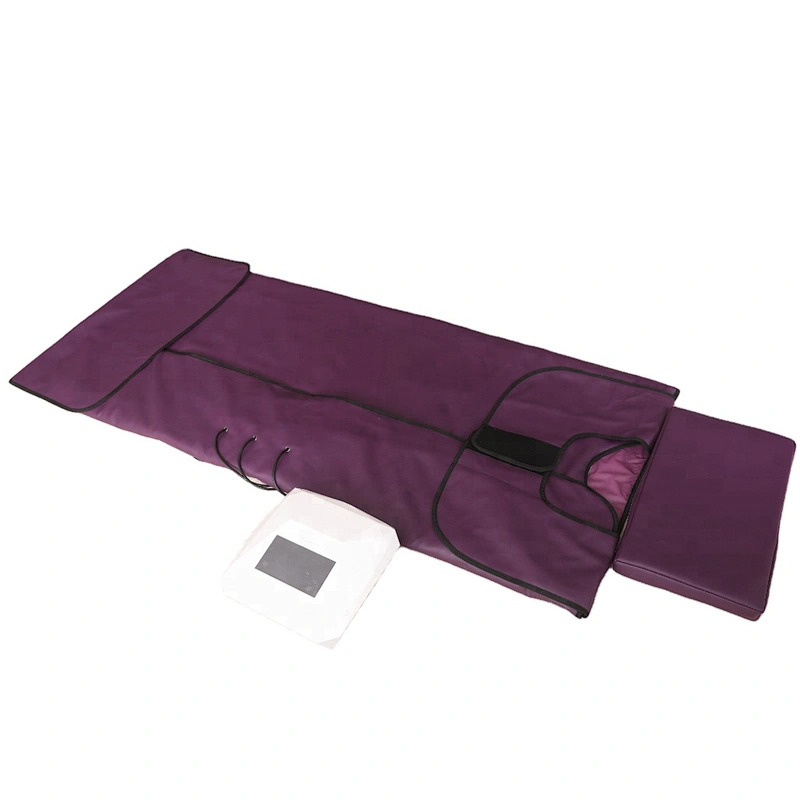Factory Direct Slimming Wraps With Bian Stone And Photon Light Portable 3 Zone Far Infrared Sauna Blanket