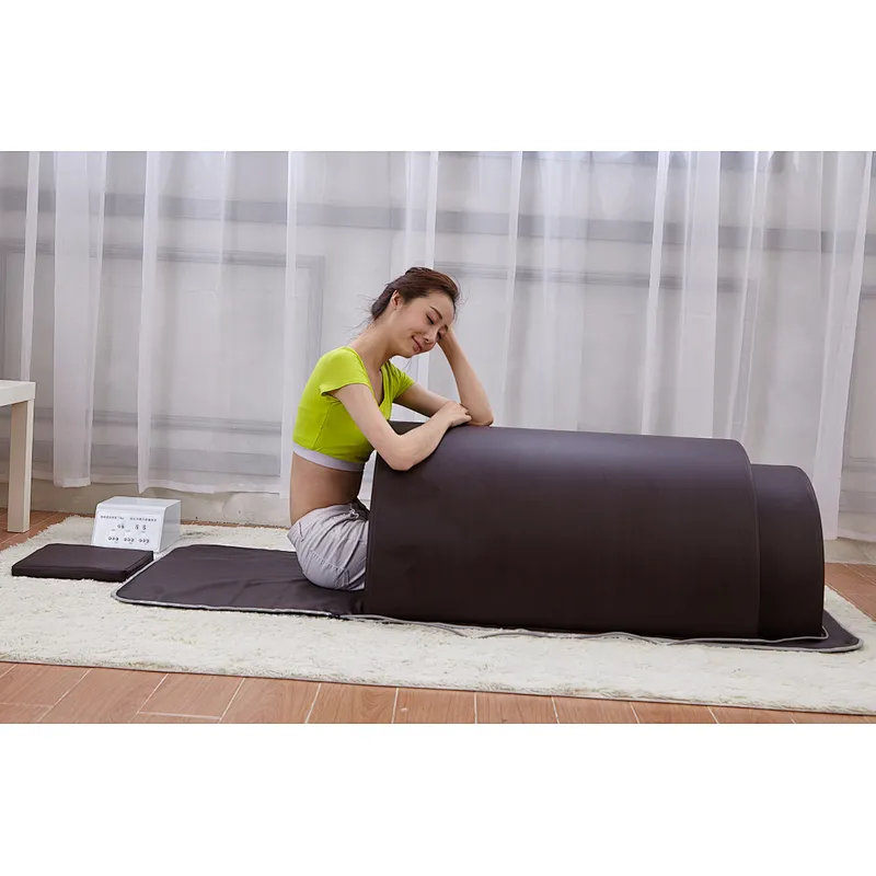 White Waterproof Sweat Spa Capsule Infrared Fir Portable Sauna Dome
