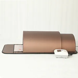 Luxury Portable body Slimming and detox heating fast 3 Zones Infrared spa Capsule Bed Massage Sauna Dome
