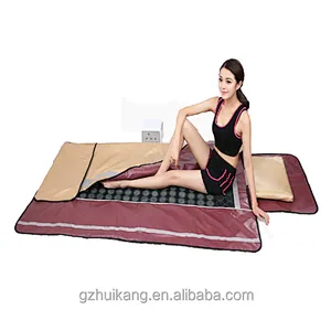 2017 Newest luxurious infrared sauna blanket with Bian stones body slimming wrap
