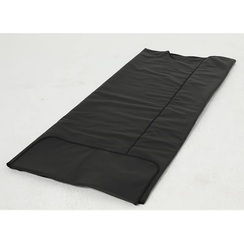Low EMF far infrared black purple sauna blanket body wrap for weight loss