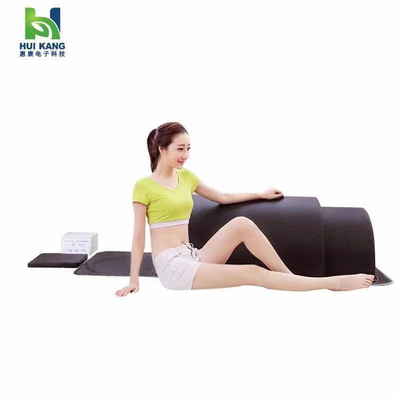 White Waterproof Sweat Spa Capsule Infrared Fir Portable Sauna Dome