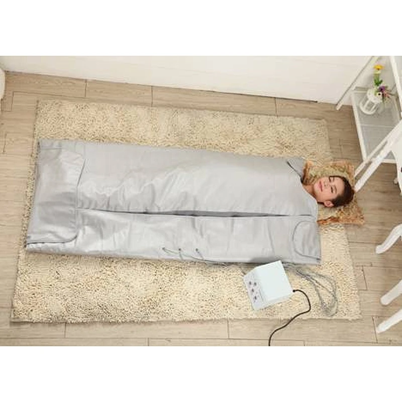 3 zone infrared light slimming sauna wrap blanket for home use
