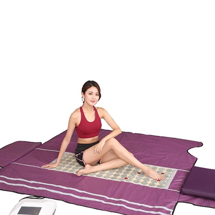 Bian Stone Spa Factory CE OEM Slimming Thermal Purple Infrared Sauna Blanket
