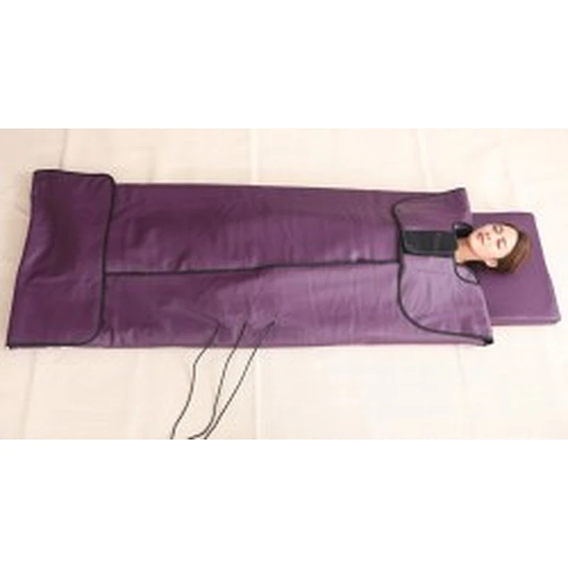 2021 new design professional salon 3 zones 96pcs bian stone purple infrared sauna blanket