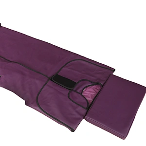 2021 Hot sale 3 heating zones portable bian stones infrared sauna blanket warp with  photon light