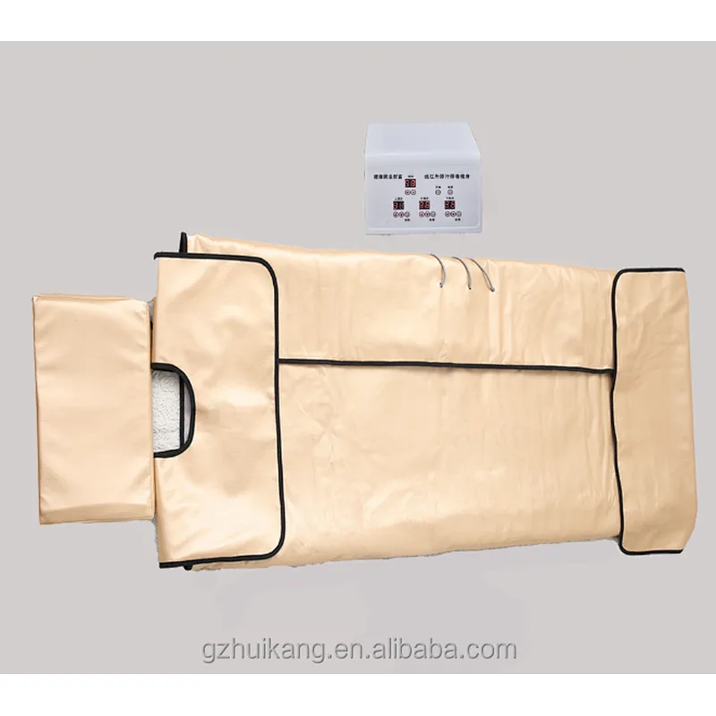 2017 Newest luxurious infrared sauna blanket with Bian stones body slimming wrap