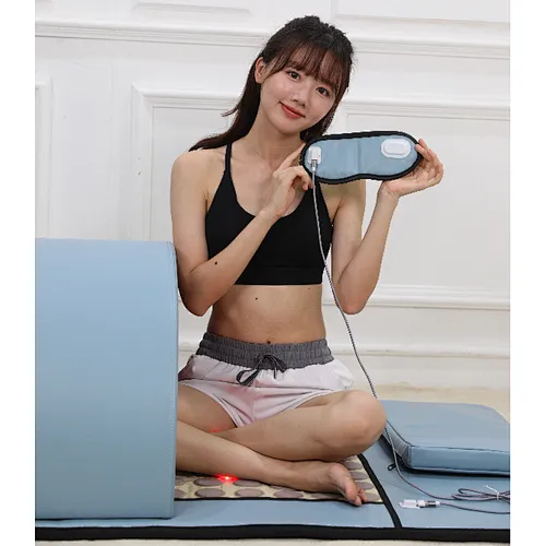 3 heating zones portable massage red color Bian stones hyperthermia dry fir far infrared spa capsule sauna dome