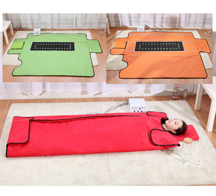 Newest Style! 3 Zone Far Infrared Ray Sauna Blanket| massage blanket