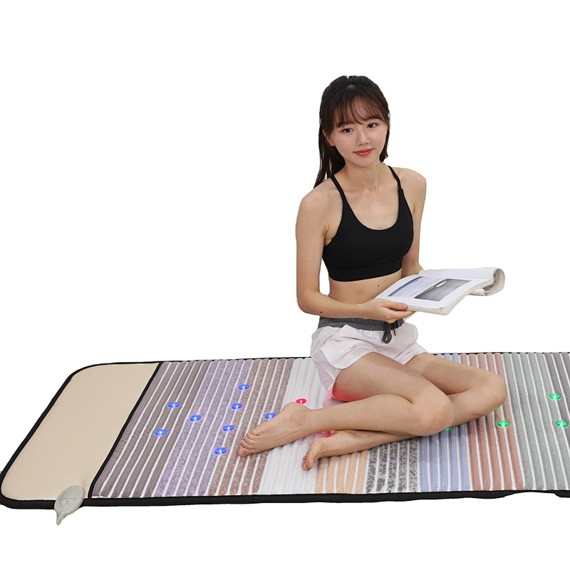 NEW Hot selling amethyst stones infrared 3 colors photon light therapy mat