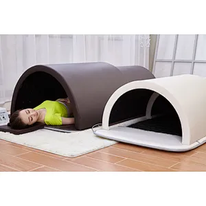 3 heating zone portable tourmaline beauty care infrared sauna dome
