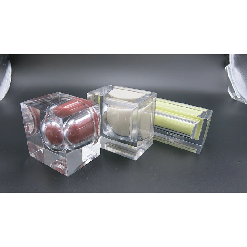 Round silicone pad acrylic moulds square silicone pad moulds for pad printing machine