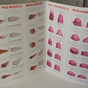 Pad printer accessories silicone rubber pad printing print head for sale
