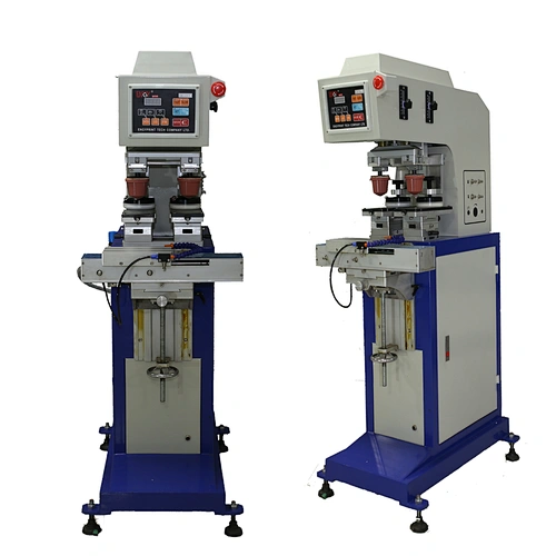 Hot sale pad printer 2 color closed ink cup  pad printing machine for promotions