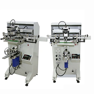 Cylinder Glass Bottle Screen Printing Machine With Automatic Recording Sensor And Servo Function