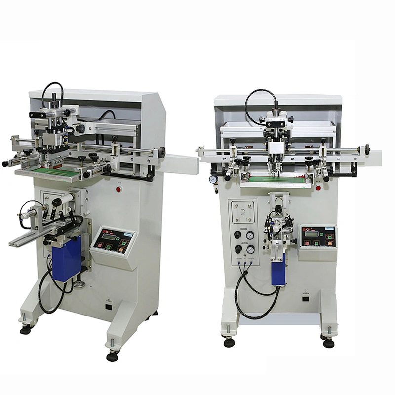 Cylinder Glass Bottle Screen Printing Machine With Automatic Recording Sensor And Servo Function