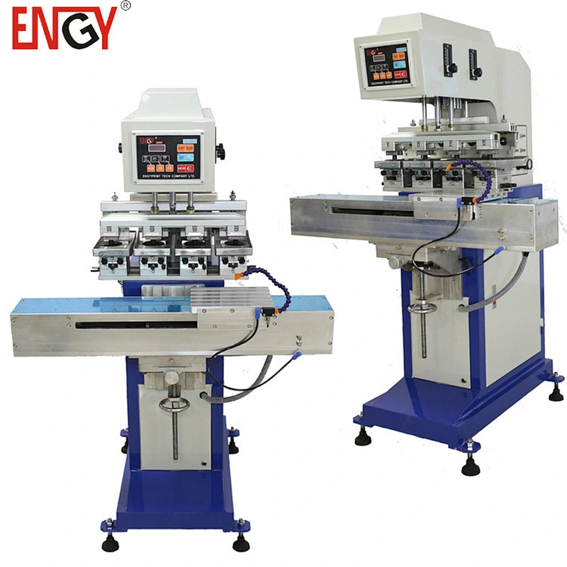 Factory price cheap tampography new desktop multicolor pad printer 4 color  printing machine