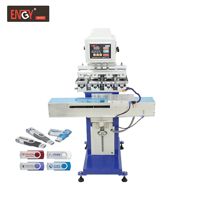 For keyboard mouse Dongguan factory 4 color electronic product printing machine/pad printer