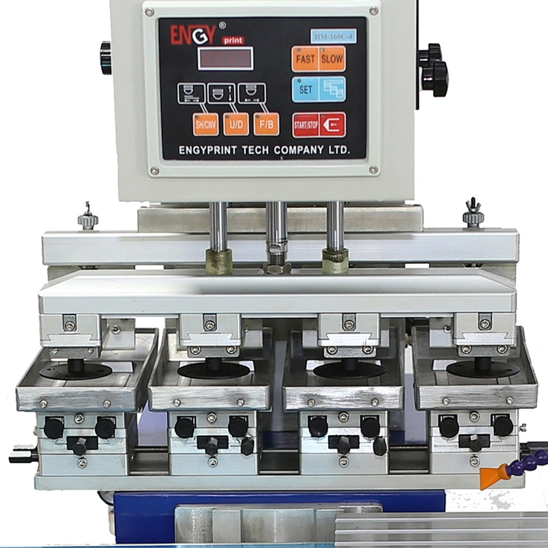 Factory price cheap tampography new desktop multicolor pad printer 4 color  printing machine
