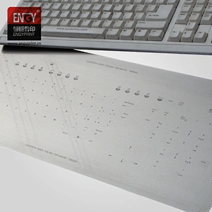 ENGY Accurate Pad Printing Steel Plate Etched etch stainless steel plate Pad printing steel plate