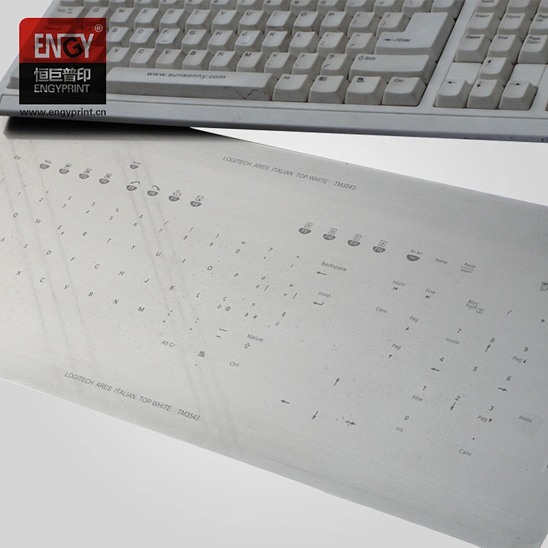 ENGY Accurate Pad Printing Steel Plate Etched etch stainless steel plate Pad printing steel plate