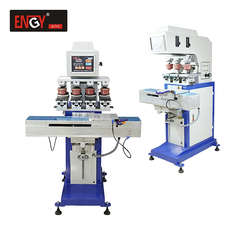 Hot Sale China Manufacturer  1 2 3 4 6 8 Colour Sealed Ink Cup Conveyor high quality Pad Printing Machine