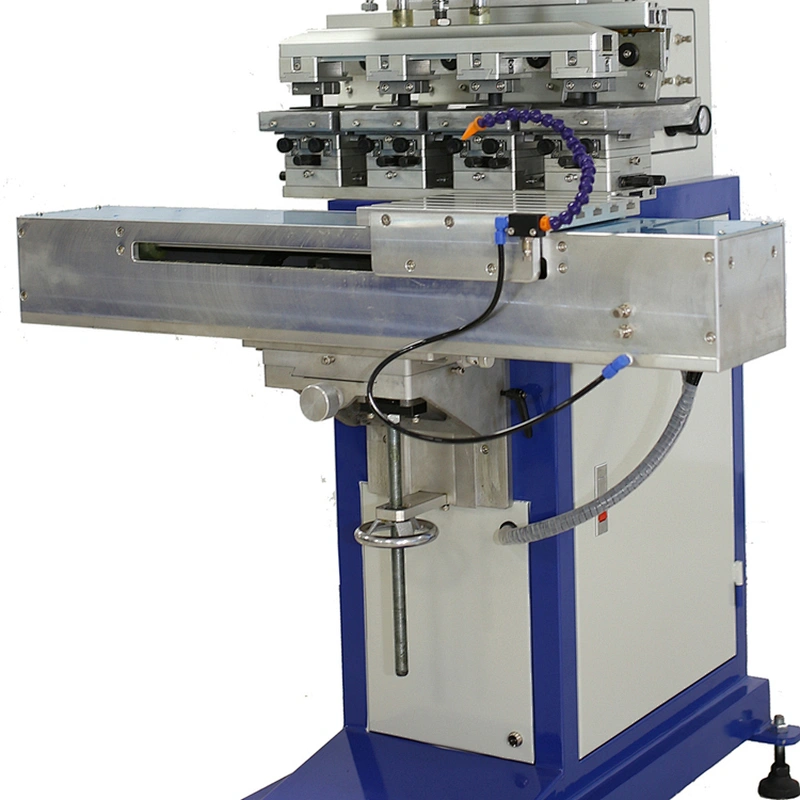 Factory price cheap tampography new desktop multicolor pad printer 4 color  printing machine