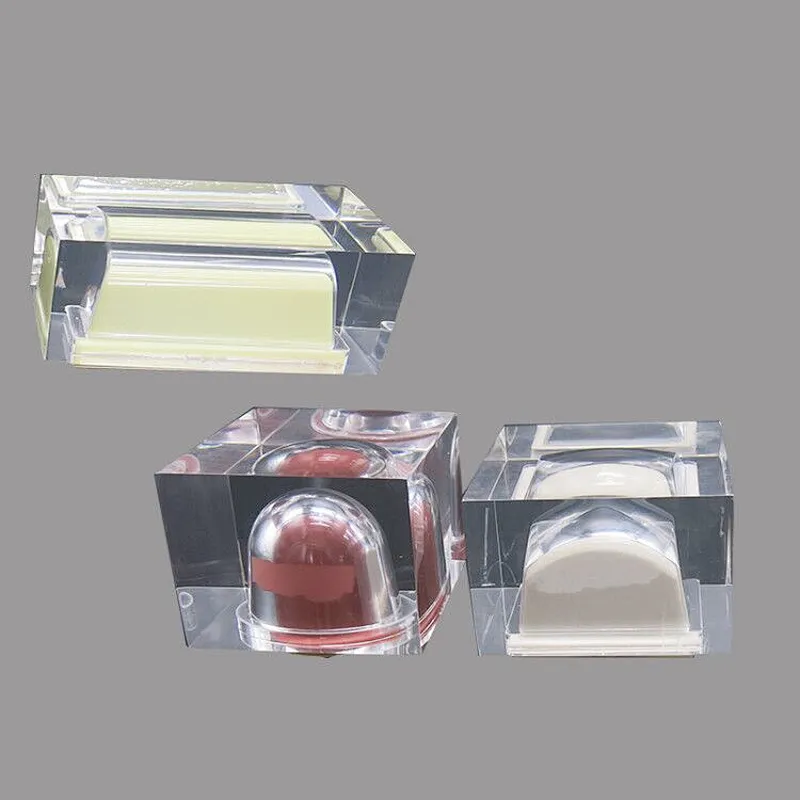 Round silicone pad acrylic moulds square silicone pad moulds for pad printing machine