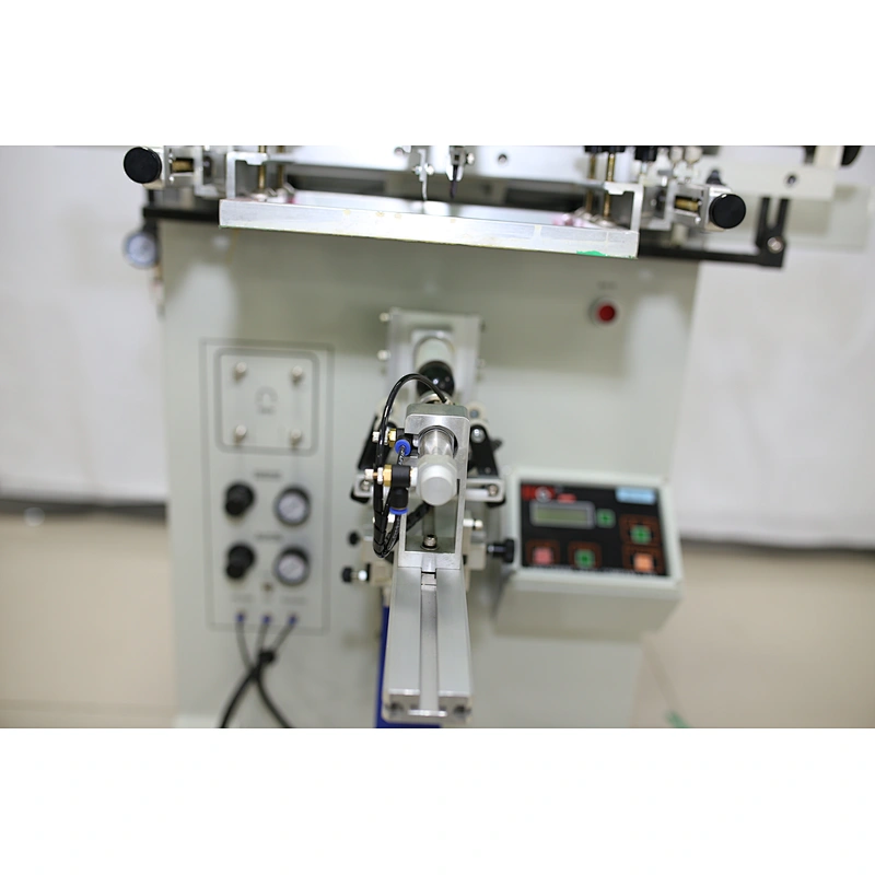 Pneumatic Cylindrical Paper Cup Screen Printer Suitable For Precise Printing In Cylindricaland Oval Forms