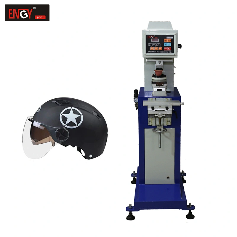 helmet Logo design Tampo pad printer C150/1 Semi Automatic Pad Printing Machine pad printing